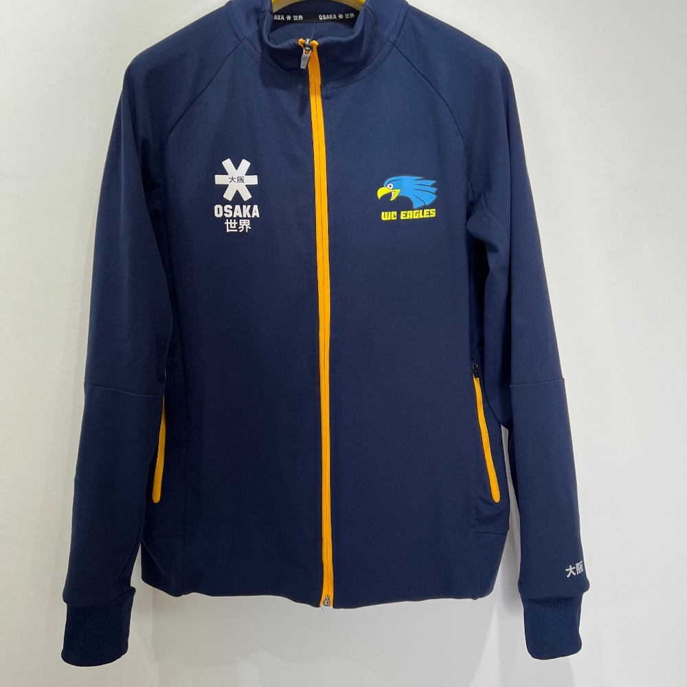 Osaka Navy and Orange full-zip WC Eagles Branded Performance Sport Jacket Large